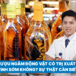 Rượu ngâm động vật có trị xuất tinh sớm