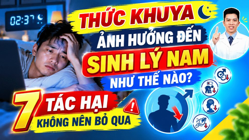 7 Tác Hại Thức Khuya Đến Sinh Lý Nam